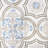 Bond Tile Valencia Daiza 8" x 8" Porcelain Field Tile in Matte Gray/Blue