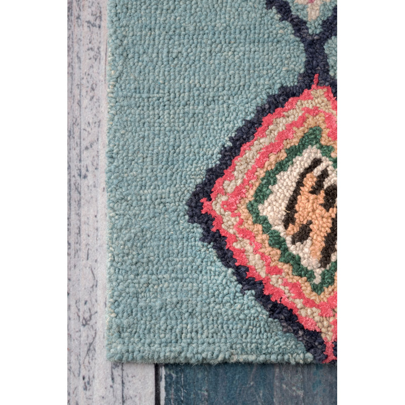 Tapis touffeté à la main Hager, Rectangle 3 pi x 5 pi