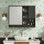 Armoire à pharmacie murale de 36 pouces, armoire de rangement pour salle de bain avec porte miroir et tablette ajustable, armoire à miroir pour salle de bain-1481830576