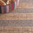 Sonny Geometric Flatweave Charcoal/Natural Area Rug-70849358