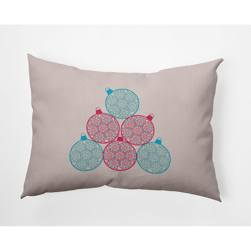 Reversible Throw Pillow, 14" x 20", Rectangular