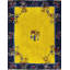 Art Deco Wool Floral Area Rug