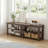 Wood Shoe Storage Bench with Seating, Entryway Organizer, Sturdy Construction for Hallway, Brown-418553465