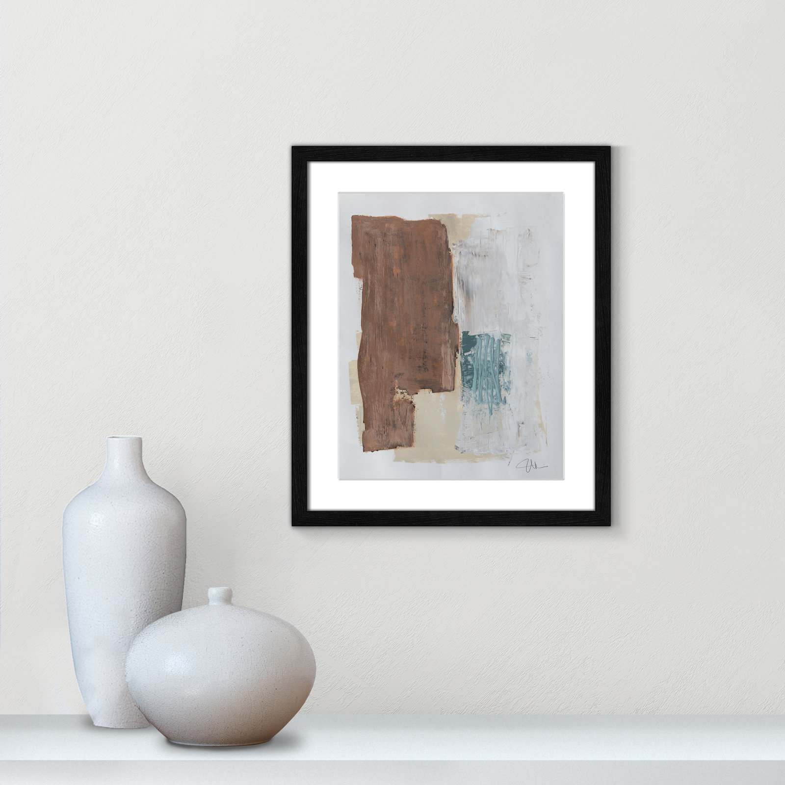 Rosena I Print, 19" H x 16" W x 0.75" D, Black Framed
