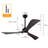 Junna 52'' Ceiling Fan with LED Lights-673590720