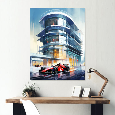«24Hours Le Mans Sports Car Race In France» - art mural en métal