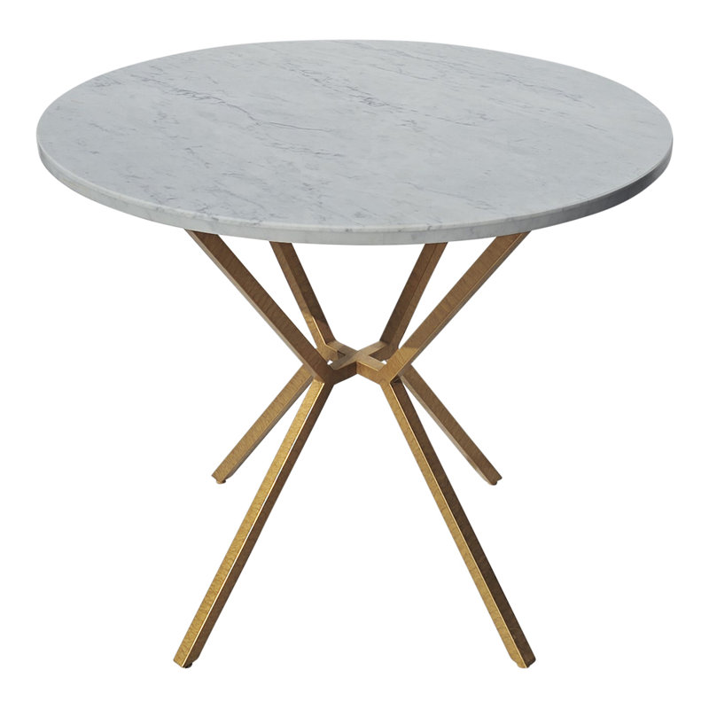 Vito's Dining Table, Gray/Gold