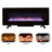 5.05 Inch Wide Electric Fireplace - 1400W Heating, 4 Backlight Colors, Adjustable Brightness, Table Top/Wall Mounted 20.61 High Curved 5000 /H Heat, Multi Color Flame, Remote Control, /Ul , Wall
