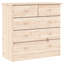Mamon Solid Wood 77cm W 5 - Drawer Chest of Drawers-1285383031