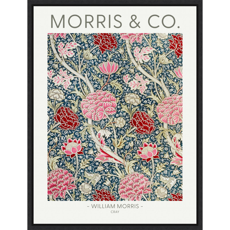 «Cray» par William Morris, reproduction d'art sur toile encadrée
