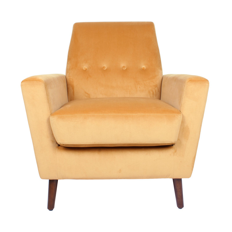 32.2" Wide Tufted Velvet Armchair