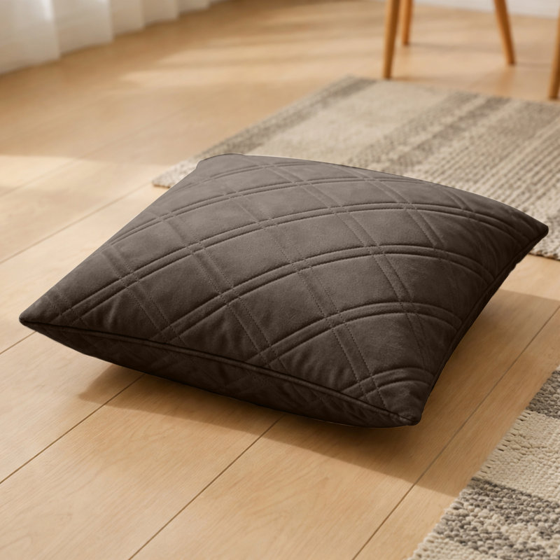 Square Cushion, Coffee
