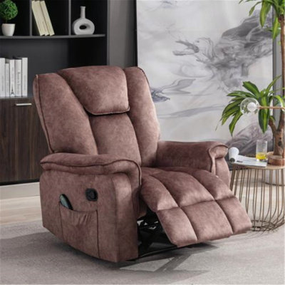 Fauteuil inclinable ergonomique 37 po en velours