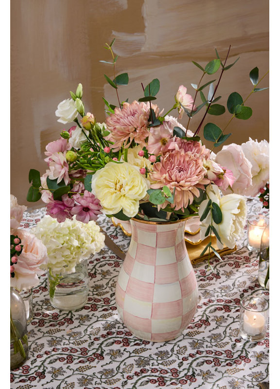 Rosy Check Tall Vase