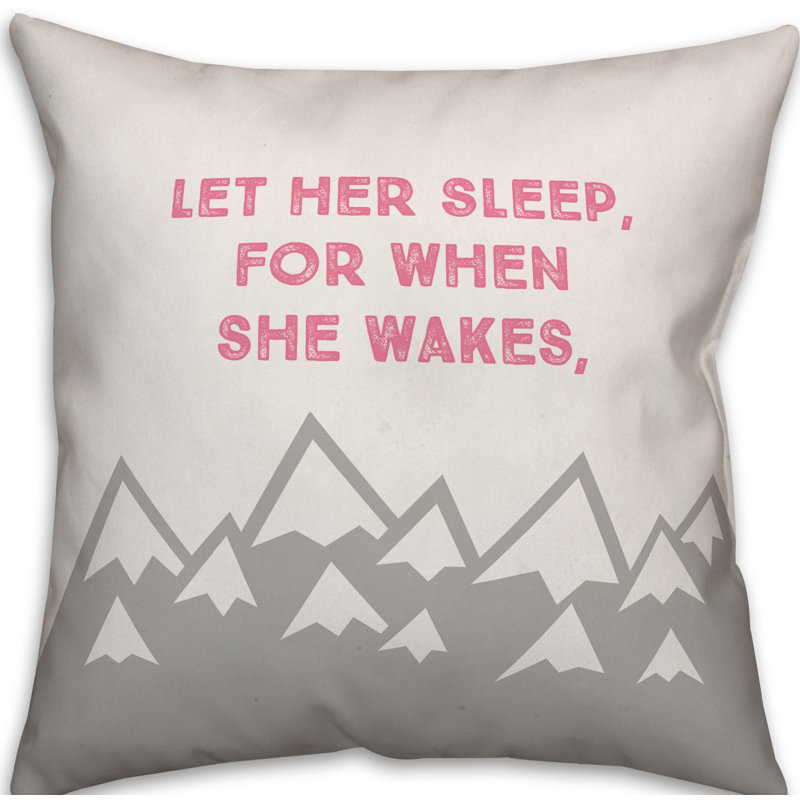  Coussin décoratif Let Her Sleep, Pas de bourre