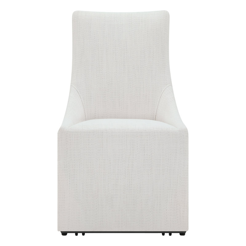 Gatlinburg 22.05''W  Upholstered Dining Chair with Caster Wheels, Prestige Natural