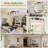 Adjustable Semi Flush Mount Ceiling Light with Clear Glass Shades-1453909622