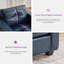 Ensemble de 2 fauteuils en similicuir de 38 po (ensemble de 2)-1021789029