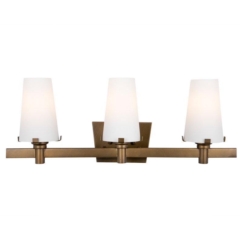 Taraji 3 - Light Dimmable Vanity Light, Vintage Gold