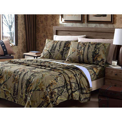 Microfiber Camouflage Sheet Set
