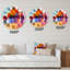 Autumn Coloured Forest Treescape XXIII - Farmhouse Wall Clock-59913019