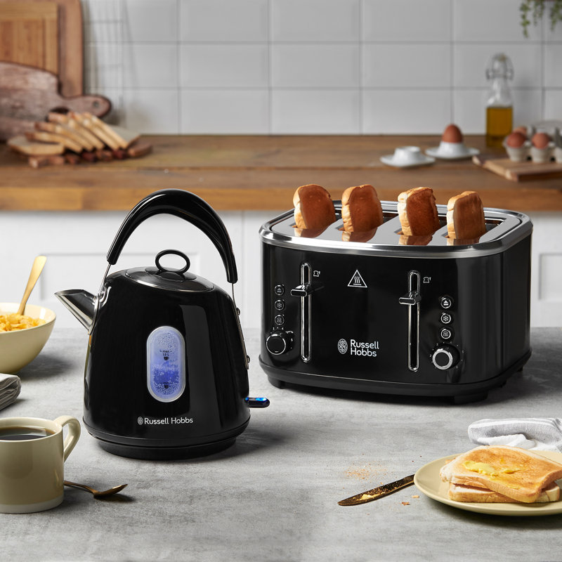 Russell Hobbs Stylevia Toaster Mocha, Black