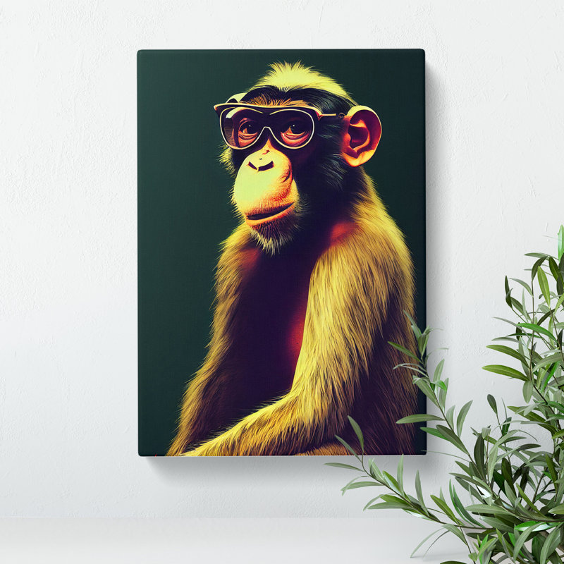 Special Monkey - Wrapped Canvas, 76cm H x 50cm W x 3cm D