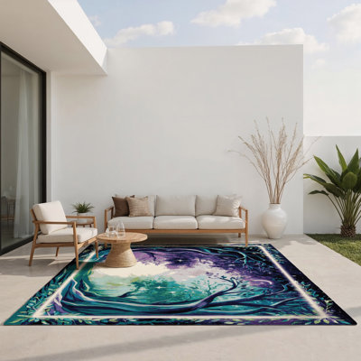Shimmering Canopy Indoor And Outdoor Area Rug