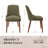 High Back Dining Chair with Ergonomic Curved Back, Padded Seat & Solid Wood Legs-184991996