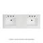 Meuble-lavabo double l 60 po x P 22 po x H 41 po-97679086