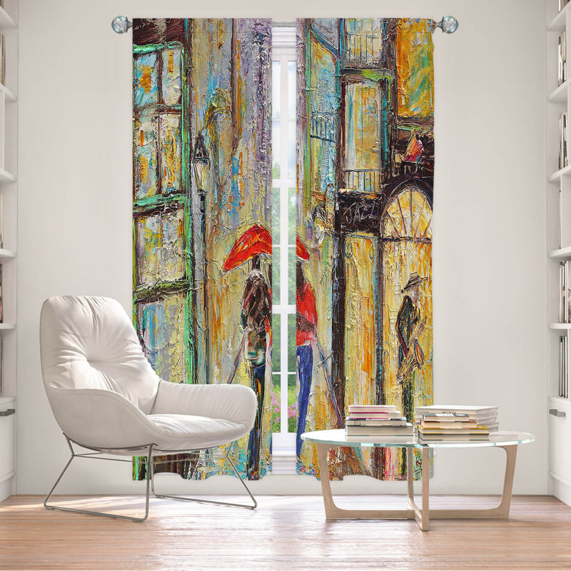 Ensemble de rideaux en polyester 2 pièces, L 20 po x L 52 po
