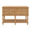Rustic 42 '' Console Table With 4 Soft-Close Drawers