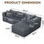 Canapé modulaire en L 105 po-35257157-35257159