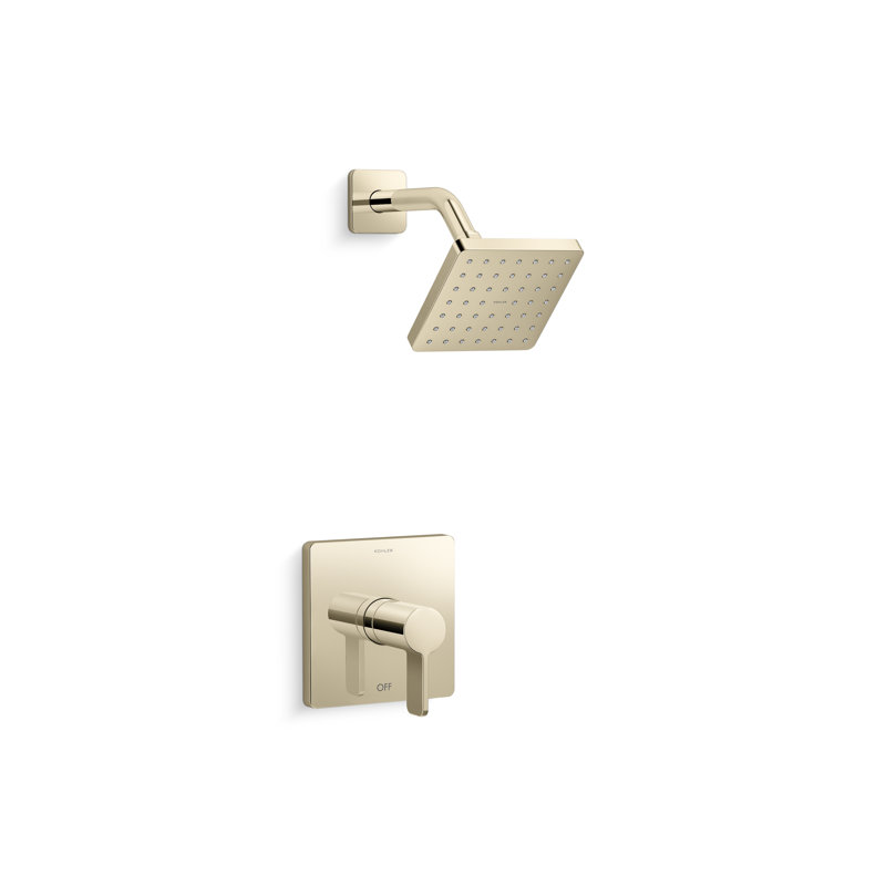 Parallel Rite-Temp Shower Trim, Vibrant French Gold