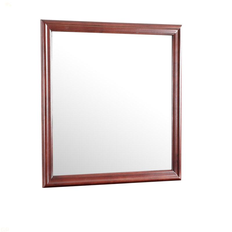 Miroir Louis Phillipe G3100-M, cerise, Square, 38.03" x 38.03", Cherry