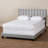 Exmore Upholstered Sleigh, Queen Bed, Blue Velvet, 64.20'' W X 83.30'' L X 47.00'' H-754631046-754604487