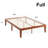 Solid Wood Platform Pine Bed With Wooden Slats No Box Spring Needed Easy Assembly 12 Inch-40085713-51298254