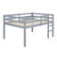 Lit mezzanine en bois avec échelle-683247131