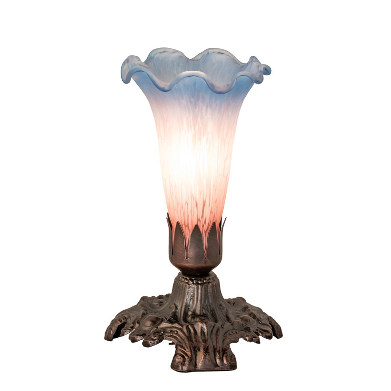 7" Victorian Candle/Pk, Pink/Blue