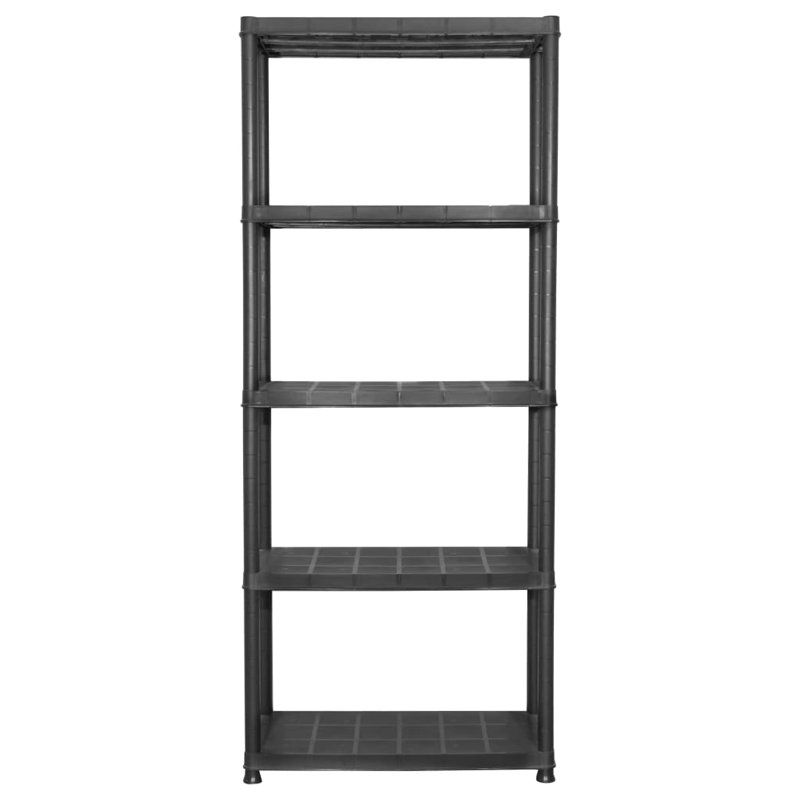 Khacheres Plastic Shelving Unit, 170cm H x 71cm W x 38cm D