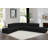 Hrefna Upholstered Curved Sectional with Ottoman Reversible-89266754