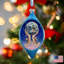 Holiday Splendor 4'' Handmade Glass People Hanging Figurine Ornament