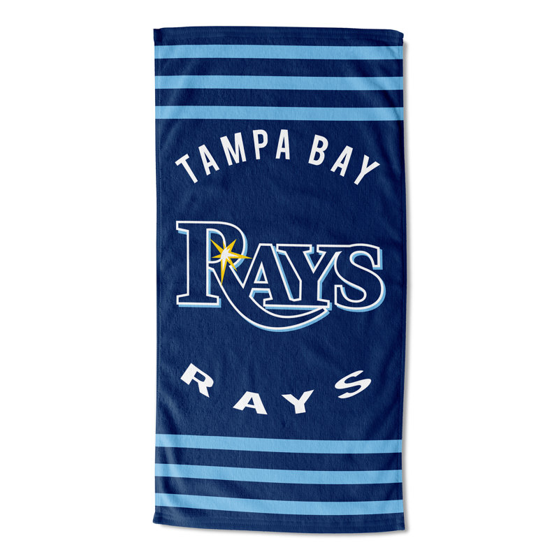 Cotton Blend Lightweight Beach Towel, Tampa Bay Rays
