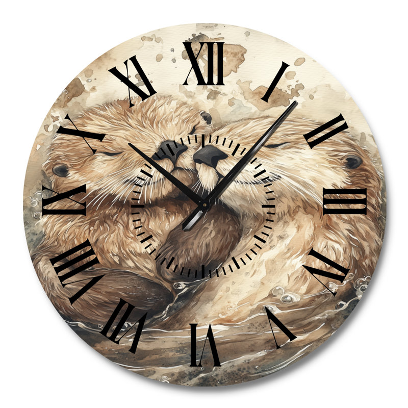 Horloge murale en métal, Grand