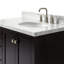 Ensemble de meuble-lavabo simple 37 po avec miroir Amariani-24102539