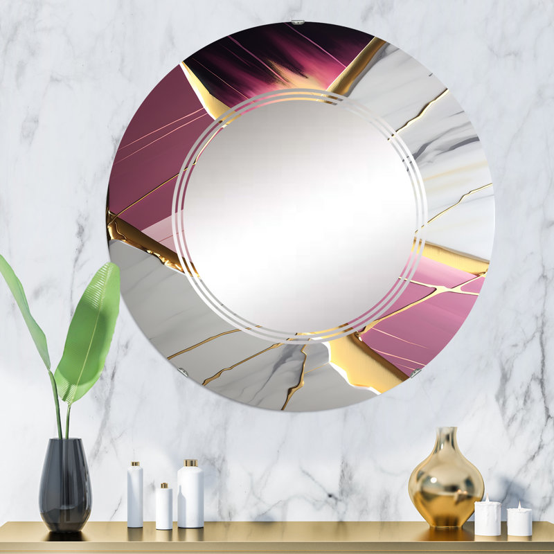 Miroir mural Olms, 32 po x 32 po