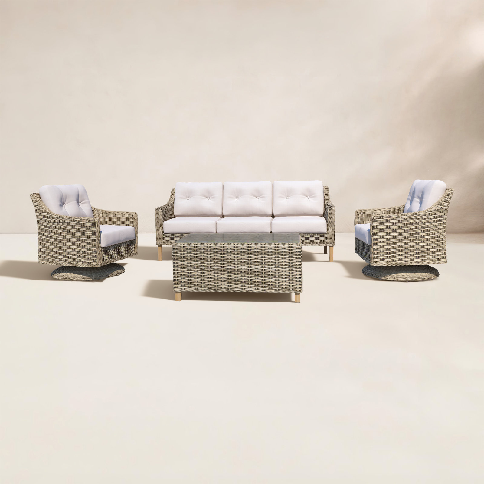 Kells Sunbrella® 5-Person Patio Swivel Seating Group