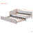 Twin Size Upholstered L-Shaped Upholstered Daybed With Pop Up Trundle-1739574373