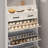White Shoe Cabinet with 3 Doors, 2 Drawers & Hanger for Large Storage Space