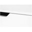 Bureau d'ordinateur, bureau personnel, ordinateur portable, tiroirs de rangement, l 48 po, travail, stratifié blanc, métal blanc, contemporain, moderne-1495682352